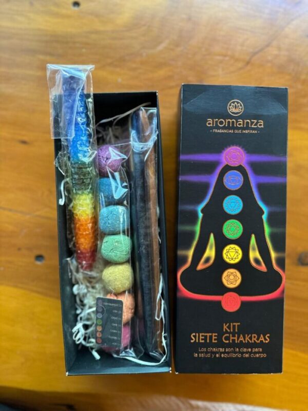 Kit de Siete Chakras Tibetanas